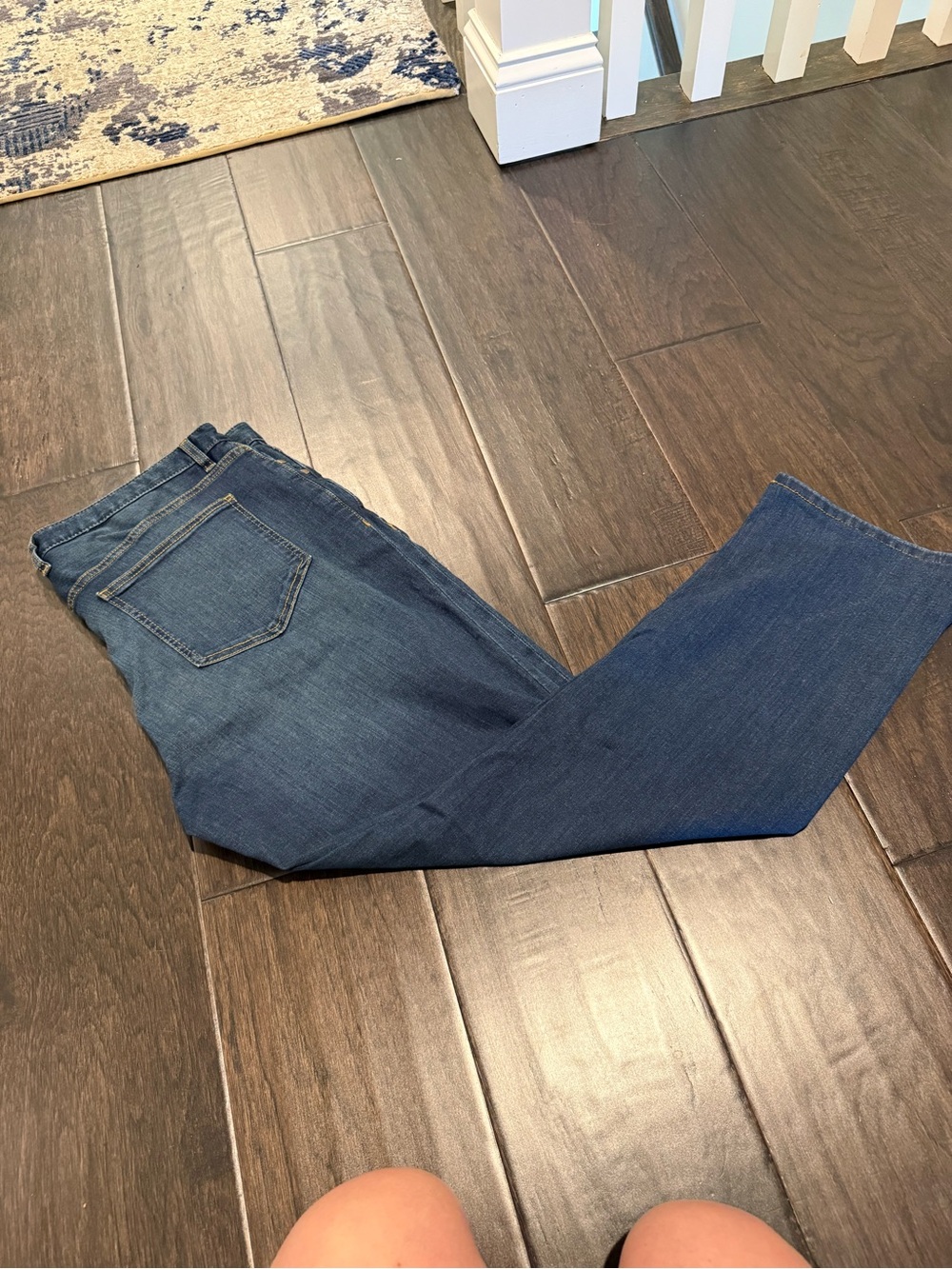 Johnston & Murphy Men's Slim Fit Jeans in Deep Blue
